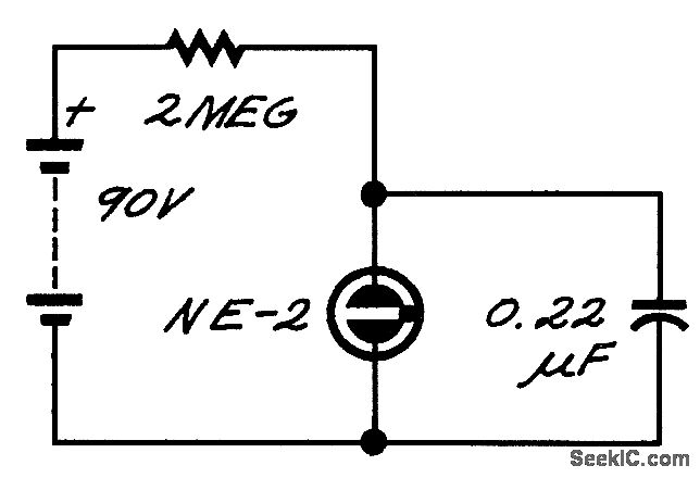 NEON LAMP FLASHER - Circuit Diagram - TradeOfic.com