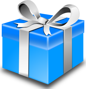 Gift box vector clipart