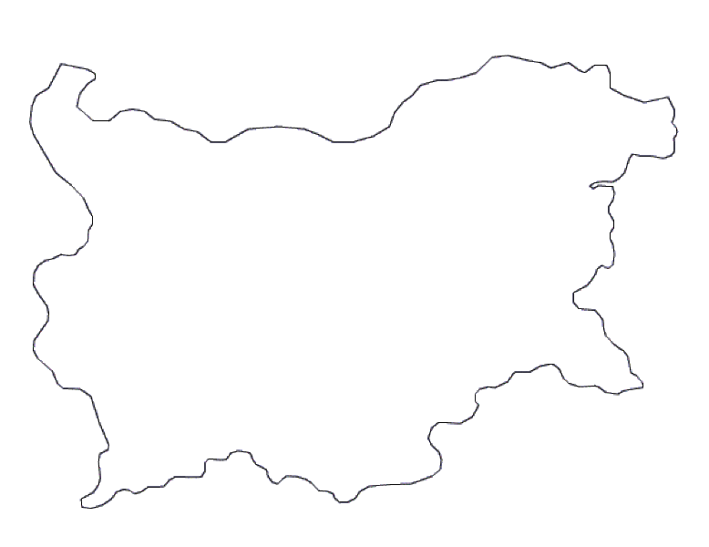 Map of Bulgaria. Terrain, area and outline maps of Bulgaria ...