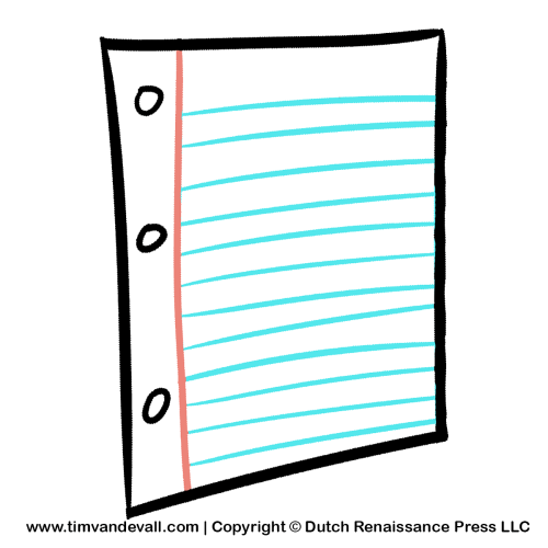 Notebook Paper Clip Art - The Cliparts