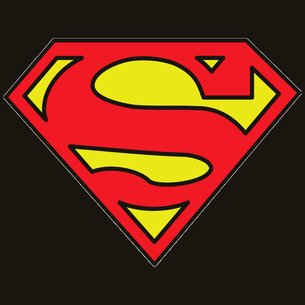 Superman Logo Stencil Template – Mcanalley Coloring