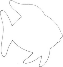 Basic Fish Stencil Clipart - Free to use Clip Art Resource