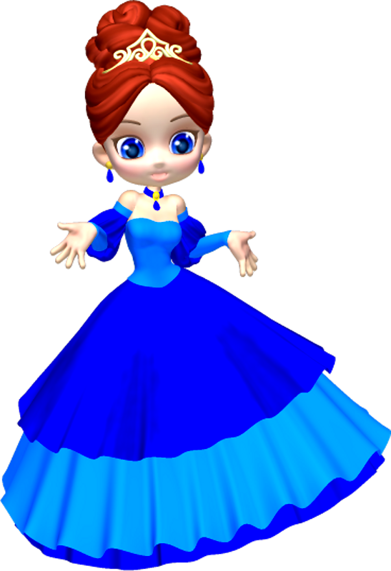 Princess in Blue Poser PNG Clipart (8) by clipartcotttage on ...