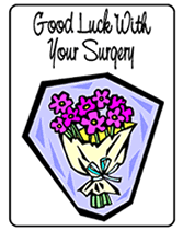 Free Good Luck With Your Surgery Printable Greeting Cards