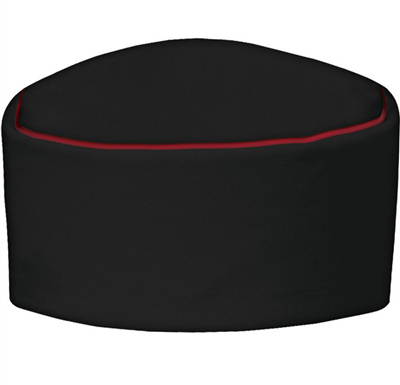 Chef Hat Pill Box Blk/Red | Living Light International