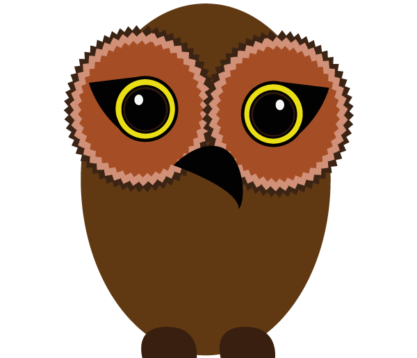 Free Owl Vector Art | Download Free Cartoon Animals Vector Art