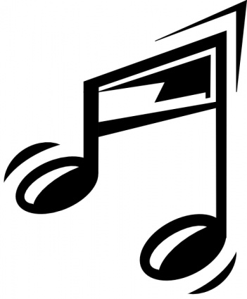 Funny Music Note clip art vector, free vector images