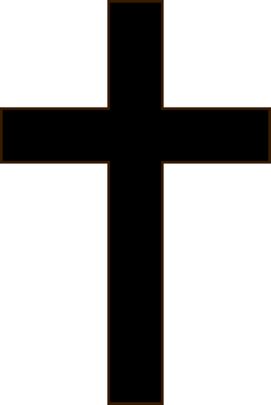 free cross silhouette clip art - photo #4
