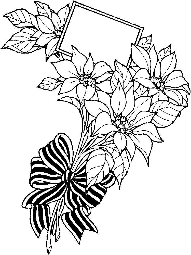 Flower Bouquet coloring pages. Download and print Flower Bouquet ...