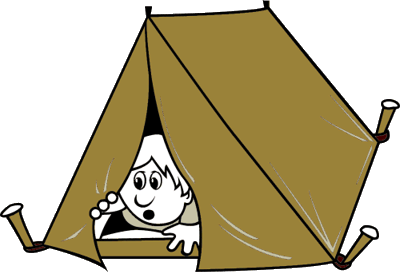 Clip Art Tents craft projects, Holidays Clipart - Clipartoons