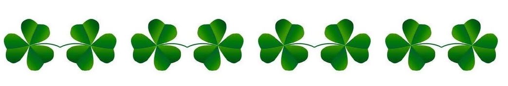 st patricks day divider clipart