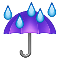 â??   Umbrella with Rain Drops Emoji (U+2614/U+E04B/U+2614, U+FE0F)