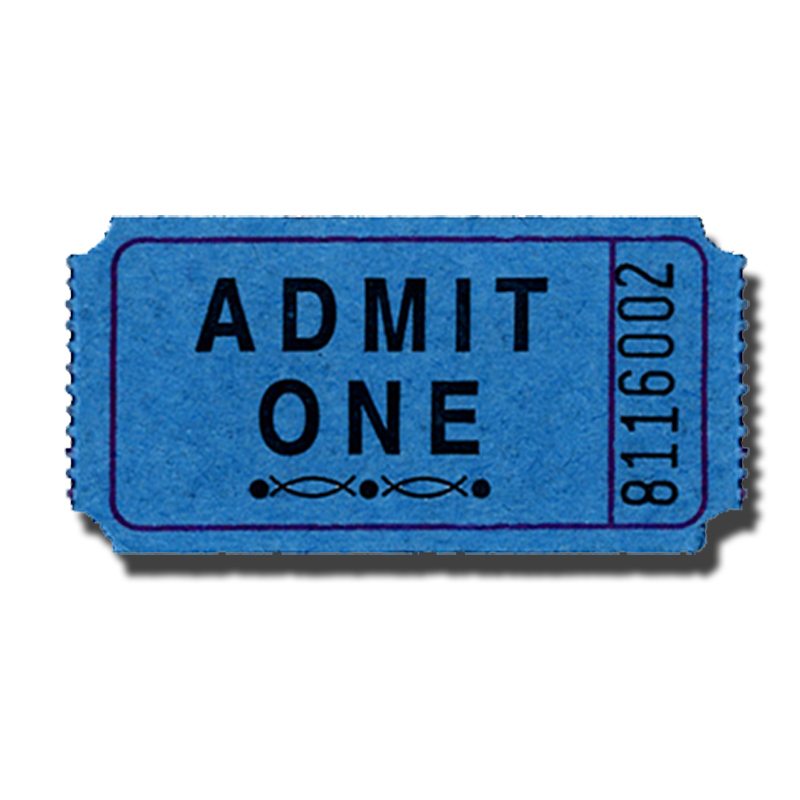 Premium Admit One Roll Tickets - Doolins