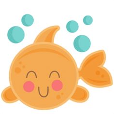Cute Fish Clipart - Tumundografico