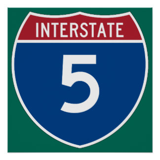 Interstate Highway Posters | Zazzle