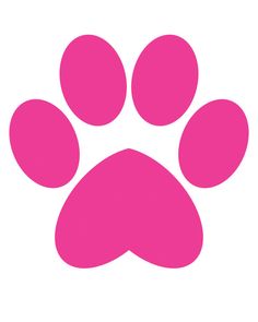 Animal paw prints office clipart