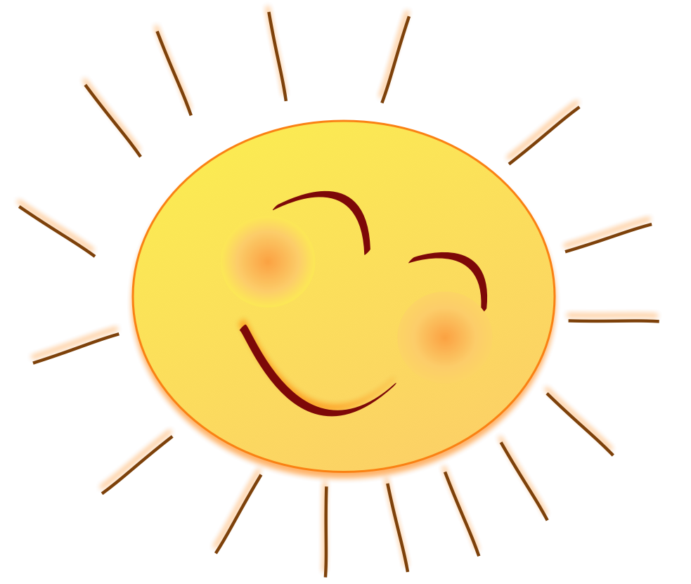 clipart smiley face sun - photo #34