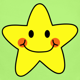Cute star clipart vector