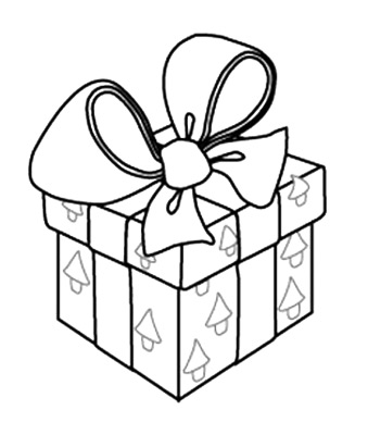 Gift Outline - ClipArt Best