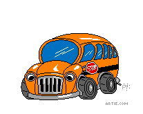 Funny School Bus Cartoon