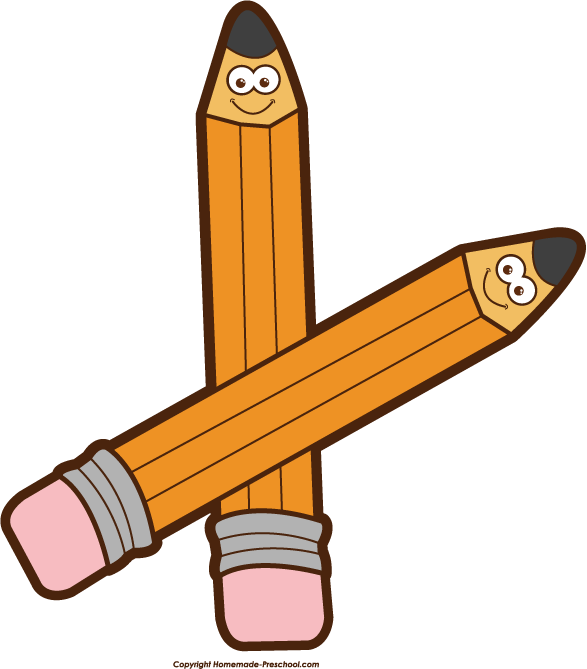 clipart book and pencil - photo #23