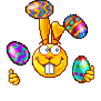 Easter Happy Egg Opens Smiley Smilie Animation Animated Gif ...