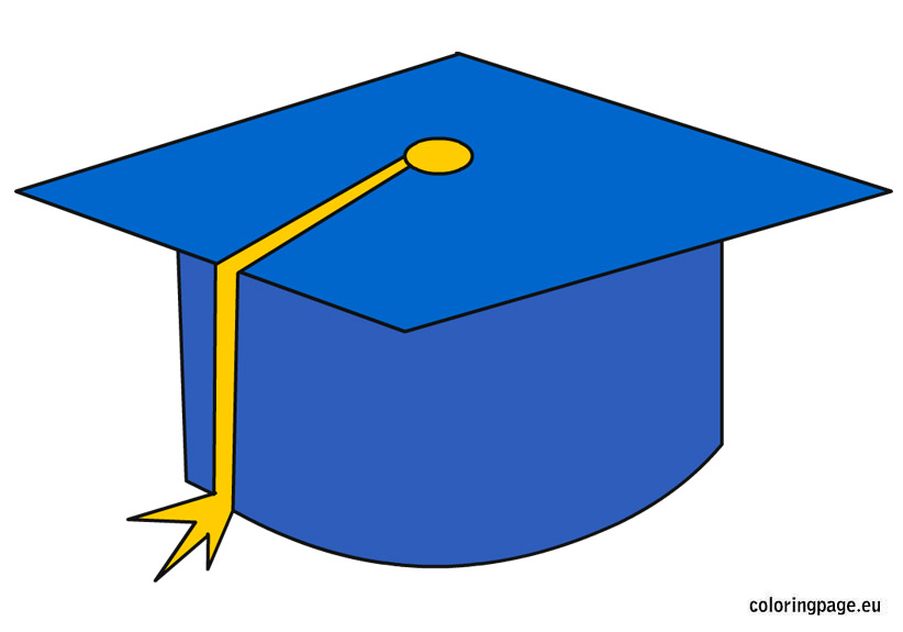 Graduation cap | Coloring Page
