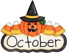 Month Of October Clipart