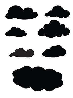Cloud Template | Printable Stencils ...