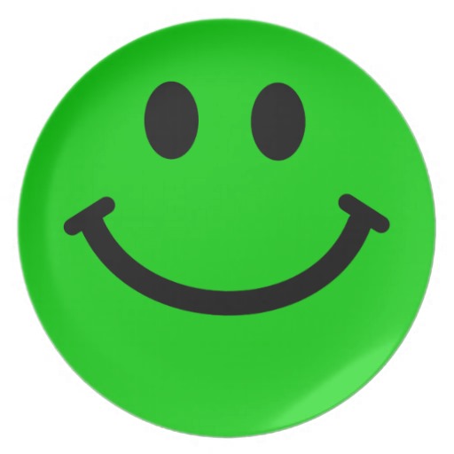 big_green_smiley_face_plate-r8 ...