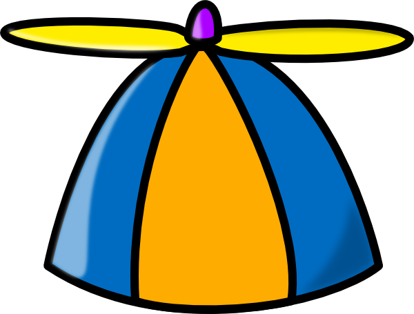 Propeller Hat clip art Free Vector