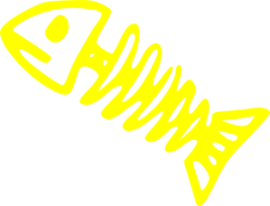 Yellow Stanky Fish Clip Art - vector clip art online ...