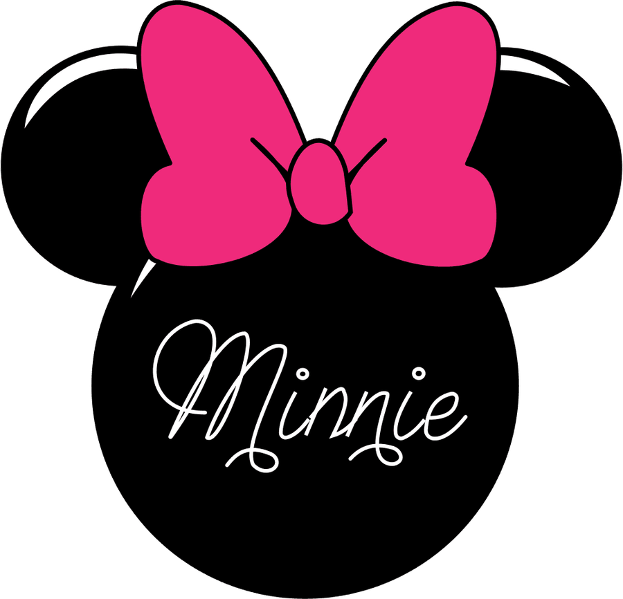 Minnie mouse silhouette clipart