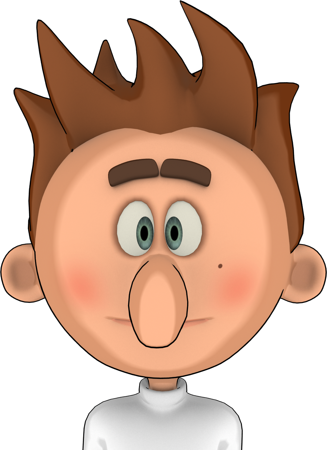 Funny face clipart