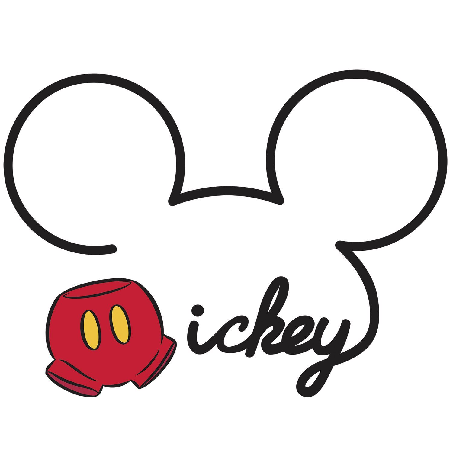 Mickey Mouse &amp; Friends Mickey Logo Peel &amp; Stick Wall ...