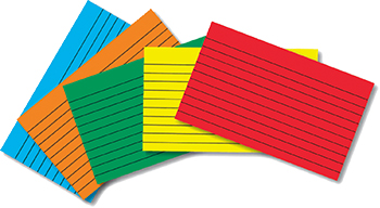 Border Index Cards 3 X 5 Lined
