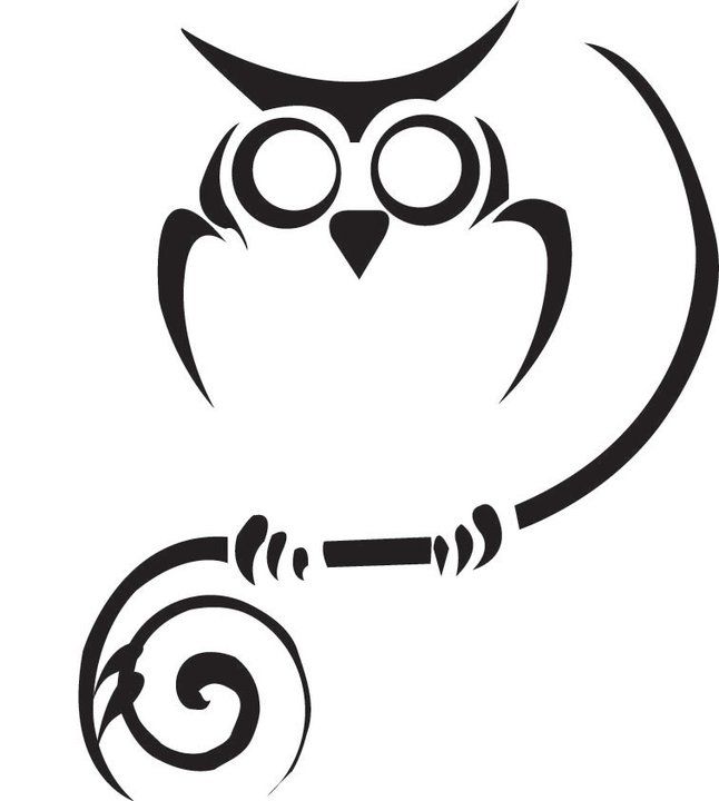 owl clip art outline - photo #6