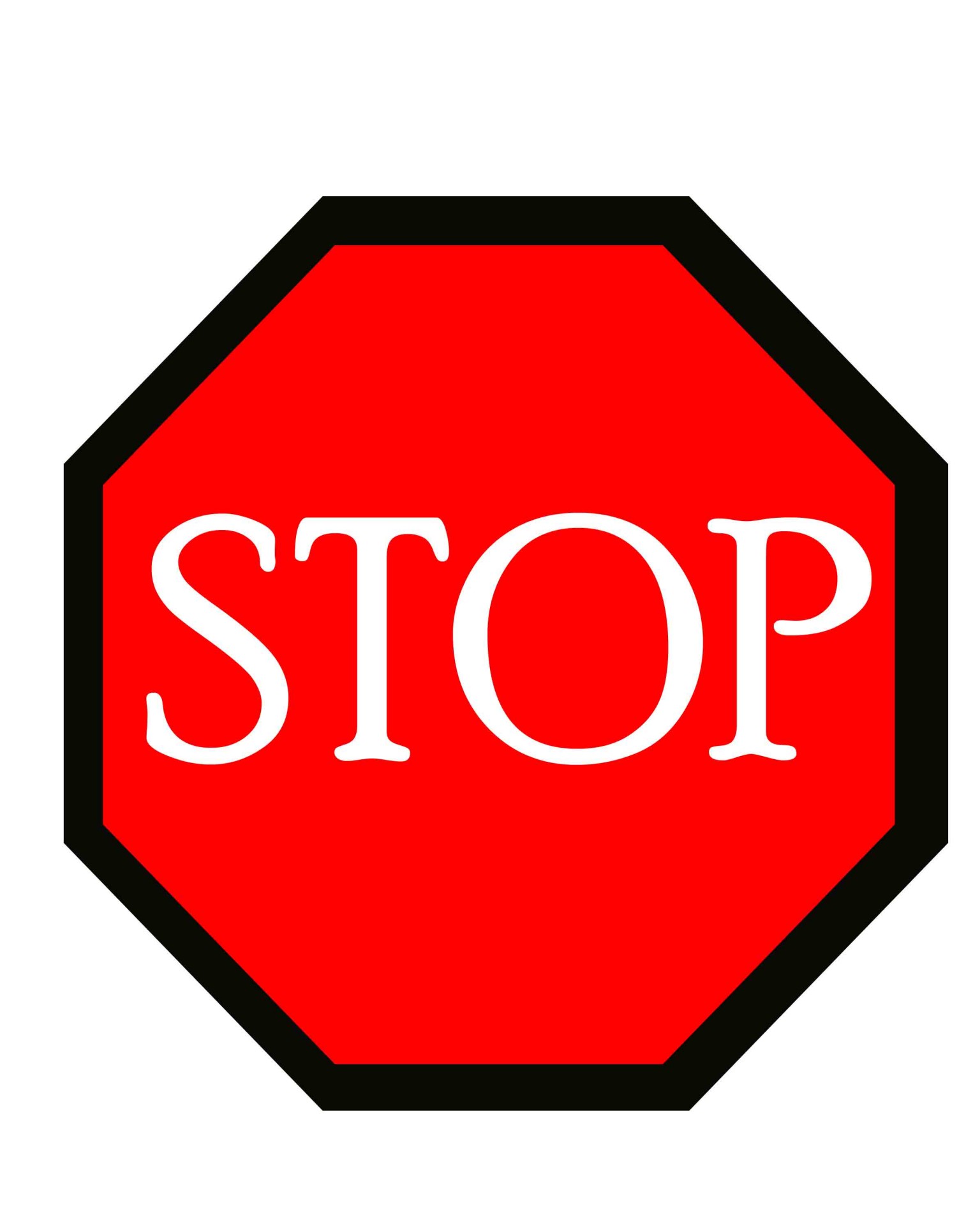 Stop Sign Illustration Free Stock Photo - Public Domain Pictures