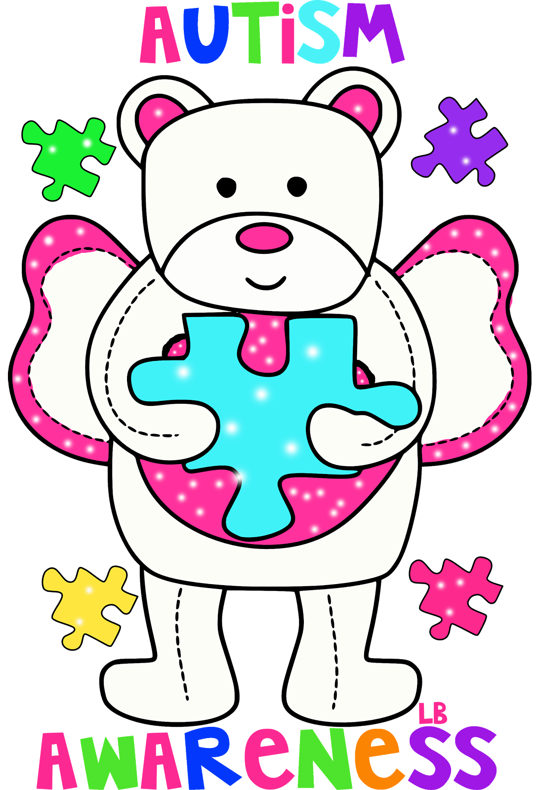 World Autism Awareness Day and an Angel Bear Freebie