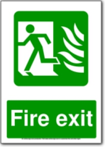 free printable fire evacuation signs and signage