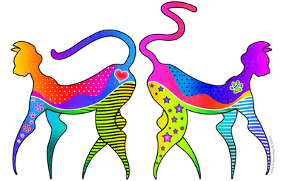 699 views The POP ART DIVA Blog: Contemporary CATS in Sixties Inspired Pop Art