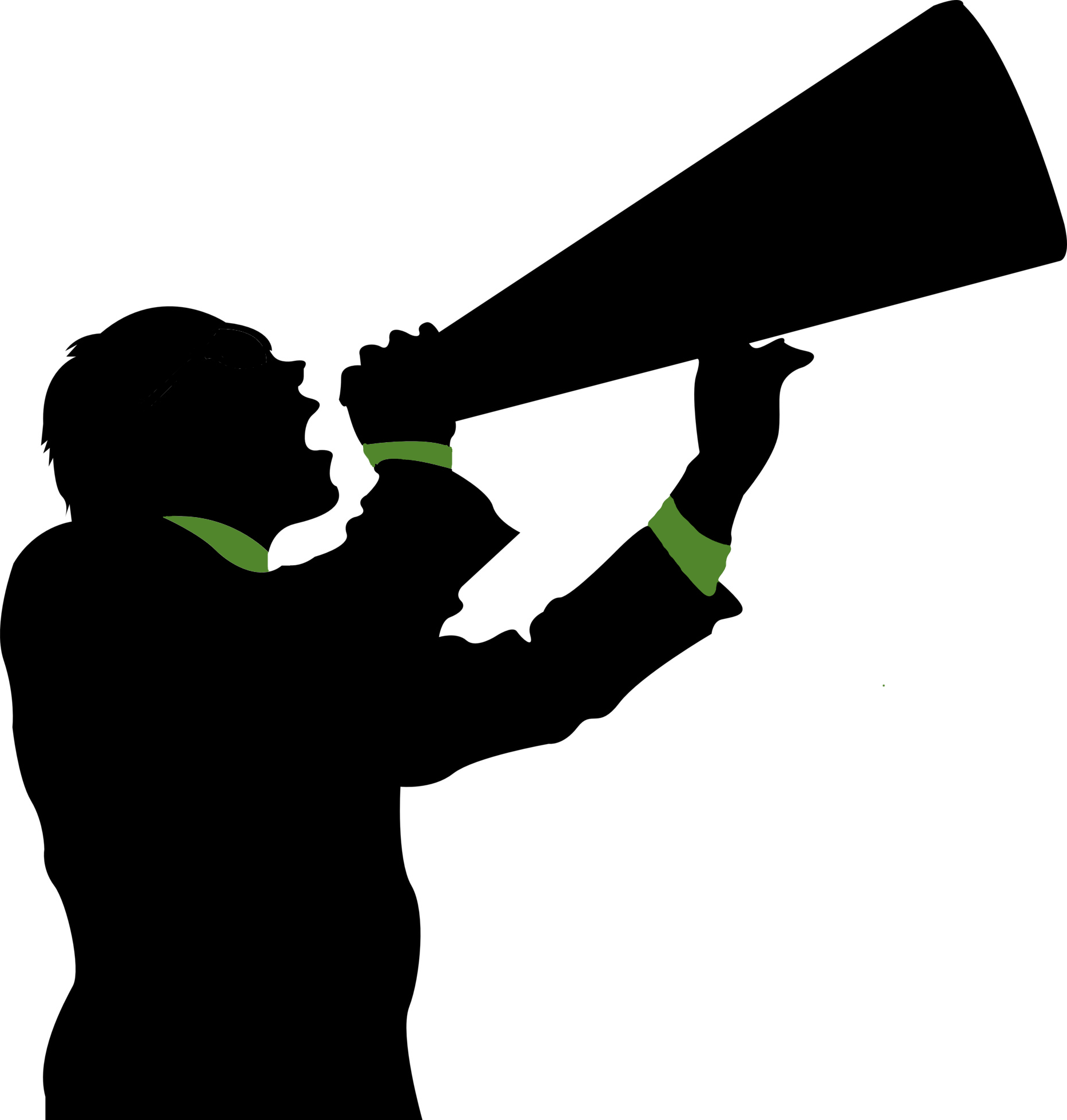 clipart man with megaphone - photo #26