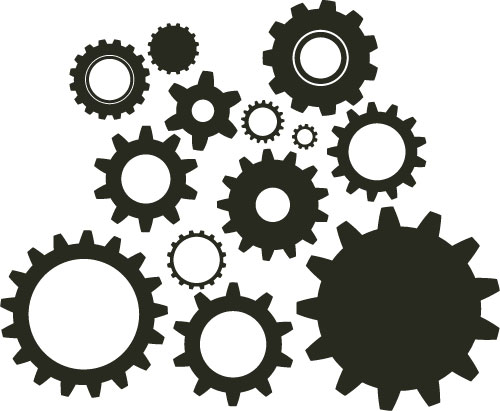 Gears Vector Clip Art