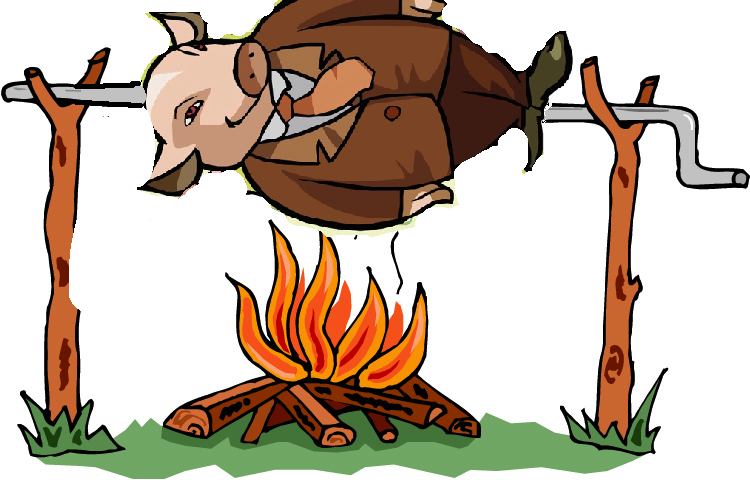 free clip art pig roast - photo #3
