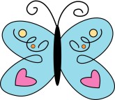 Wedding Butterfly Clipart, Butterfly Clipart, Butterfly Graphics ...