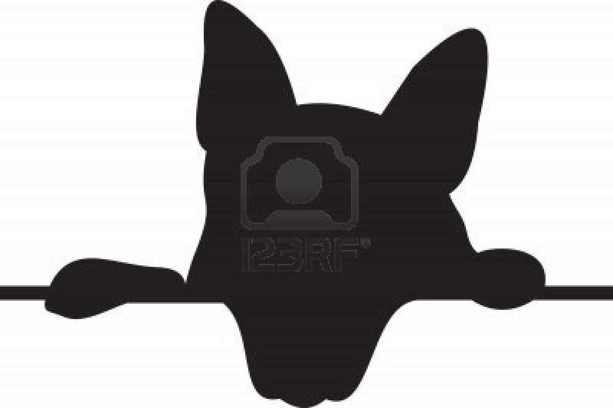 clipart dog silhouette - photo #24