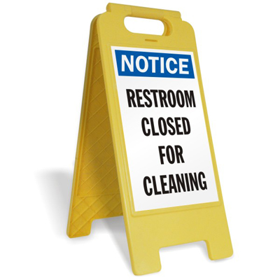 Restroom Closed for Cleaning - Free PDF Templates Available