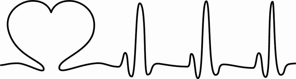 Heartbeat Clipart Black And White