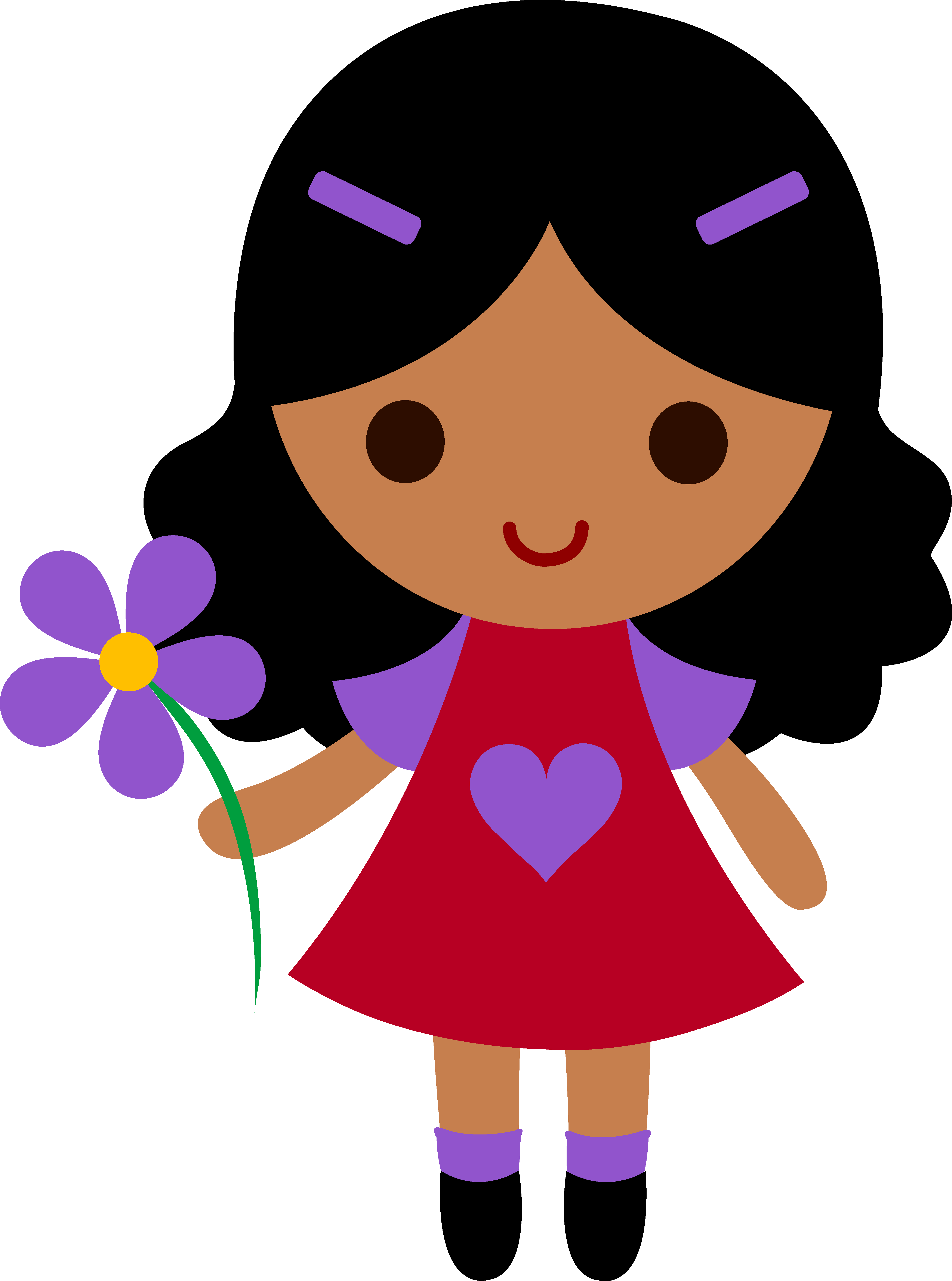 spring girl clipart - photo #40