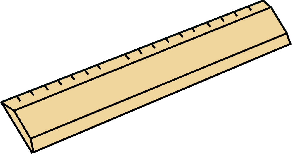 Ruler Clipart Black And White - Free Clipart Images